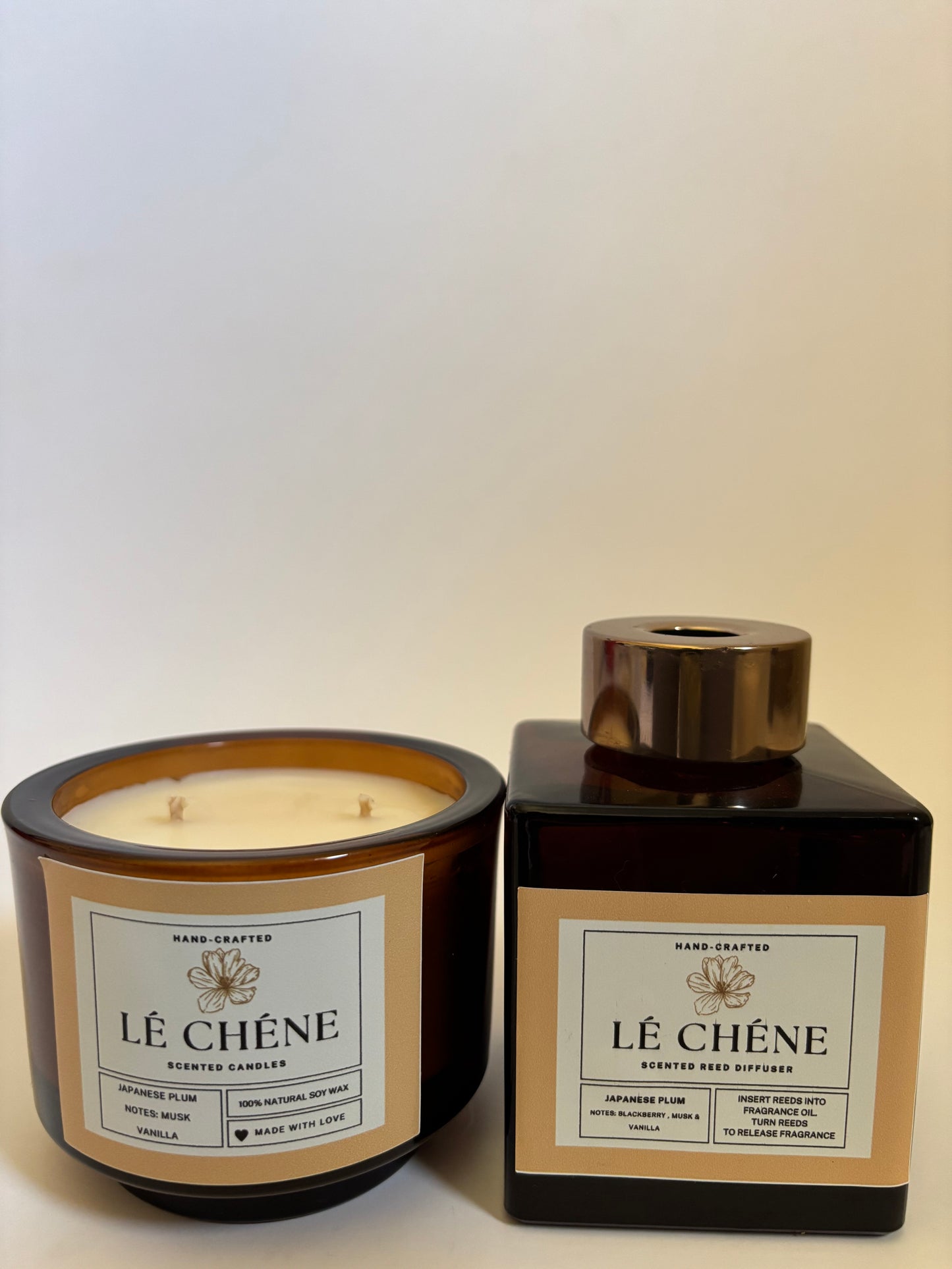 Japanese Plum Candle & Diffuser Set