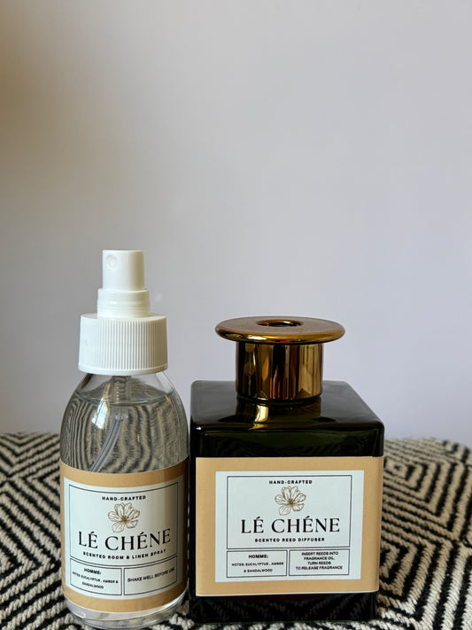 Homme Room Spray and Reed Diffuser
